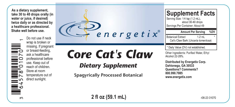 Energetix Core Cat's Claw Liquid 2