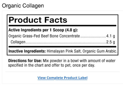 Dr. Mercola Organic Collagen Powder for Cats and Dogs 4