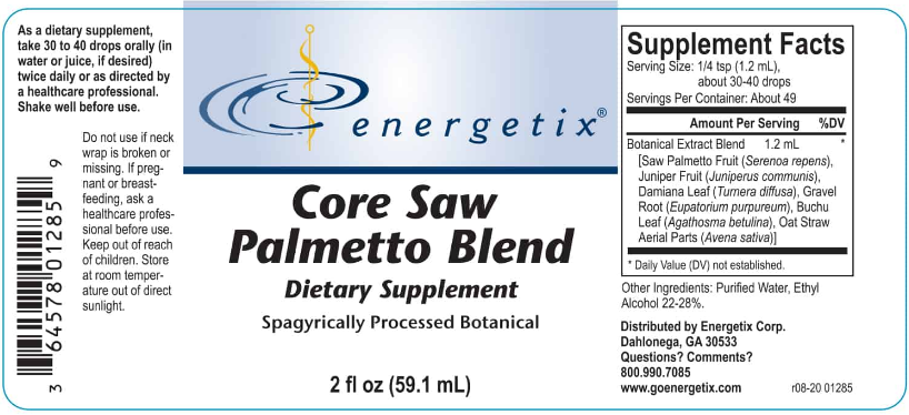 Energetix Core Saw Palmetto Blend Liquid 2