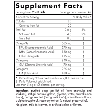 Nordic Naturals ProEFA 3-6-9 Capsules 2
