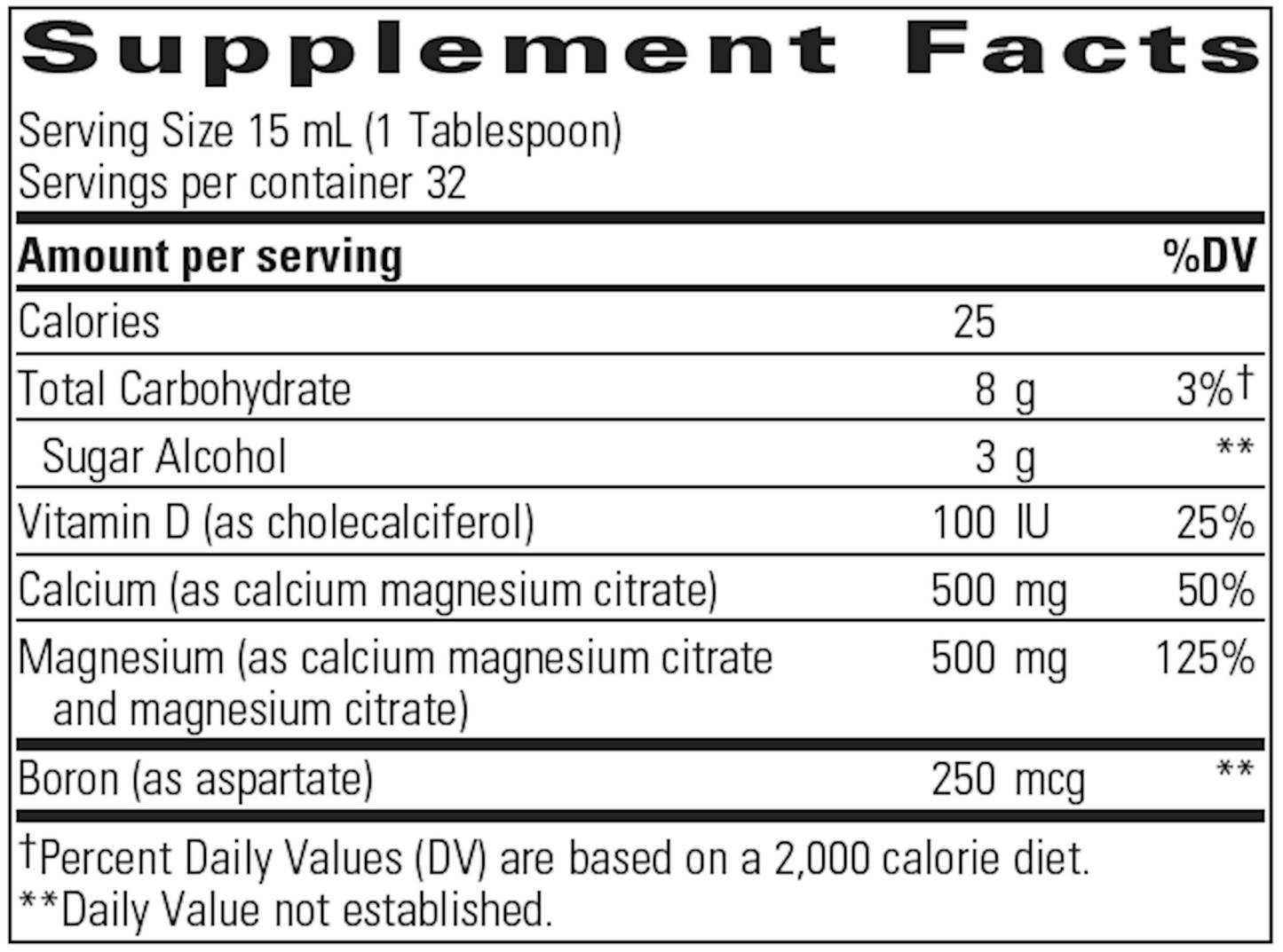 Integrative Therapeutics Liquid Calcium Magnesium (1:1) 2