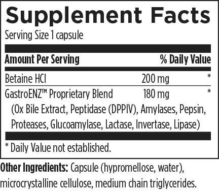 Designs for Health Digestzymes Capsules