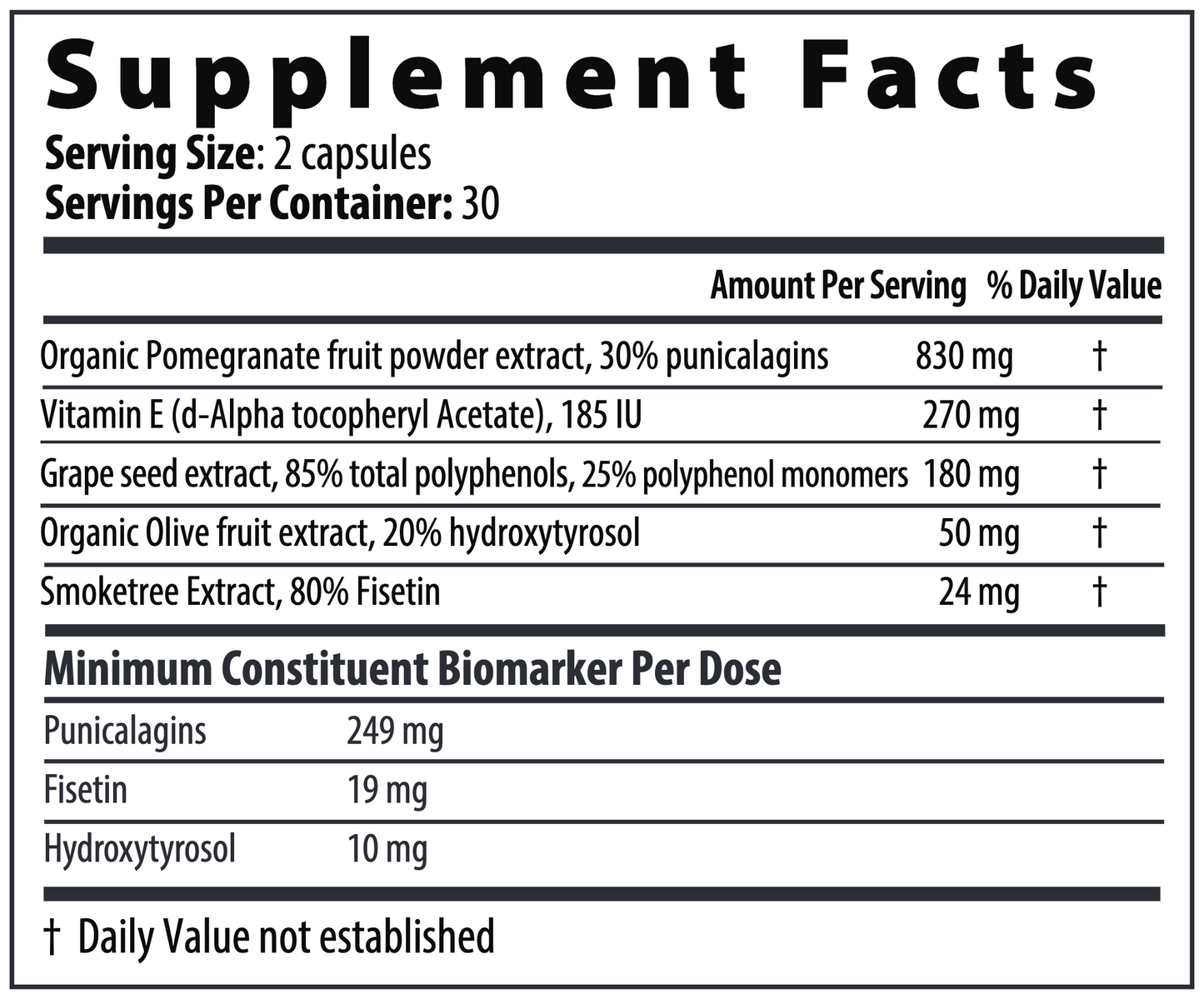 Restorative Formulations Ox-LDL Px Capsules 2