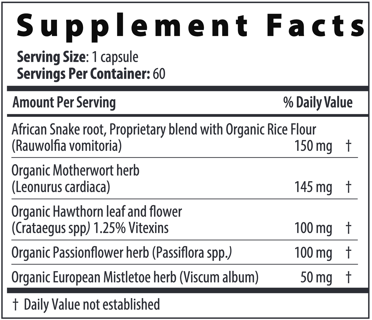 Restorative Formulations HTN 180 PX Capsules - Extra Strength 2