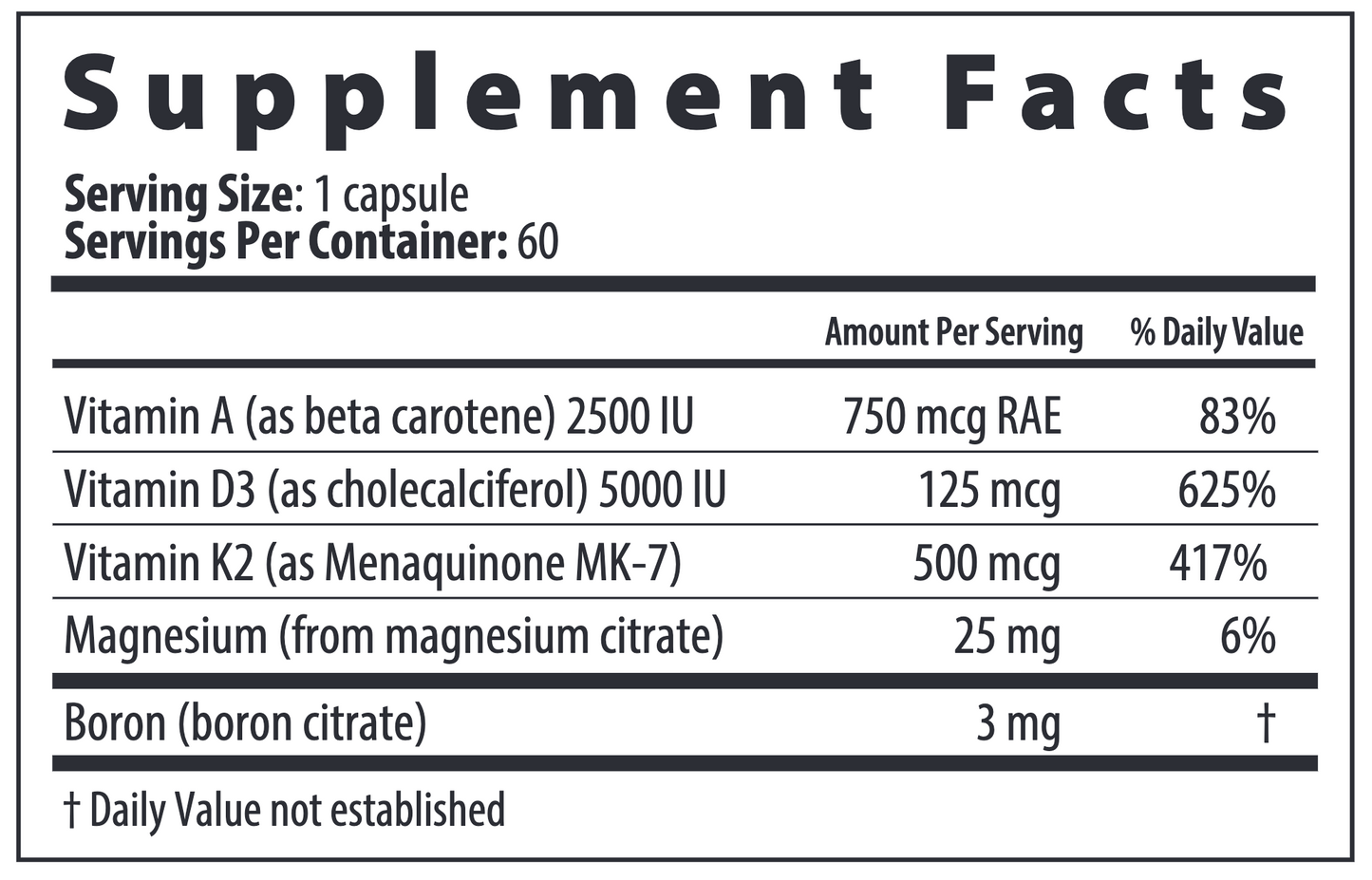 Restorative Formulations Osteo Px Capsules 2