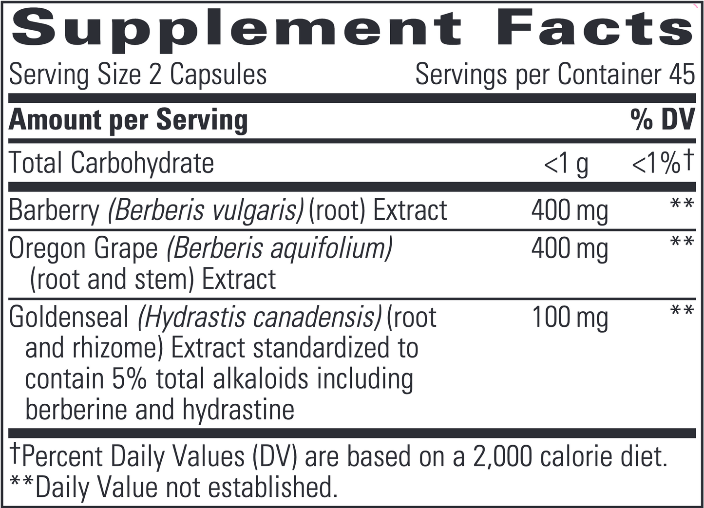 Integrative Therapeutics Berberine Complex Capsules 2