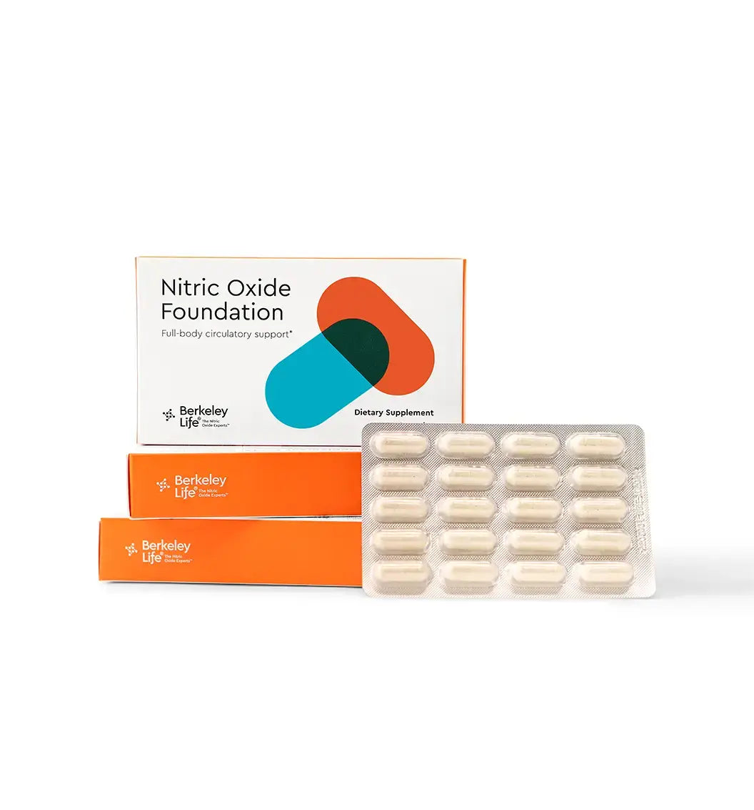 Image of Berkeley Life Nitric Oxide Capsules Box