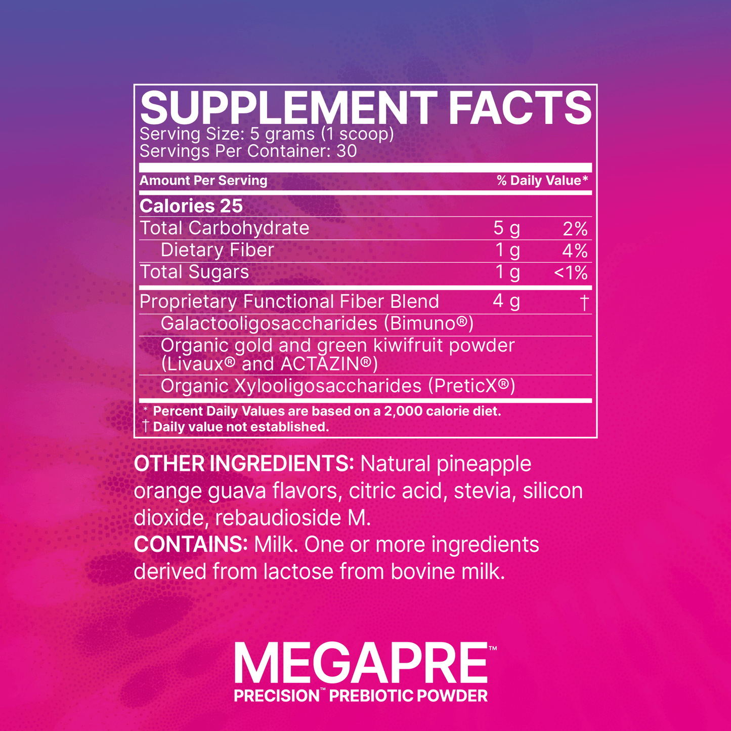 Microbiome Labs MegaPre Precision Prebiotic Powder