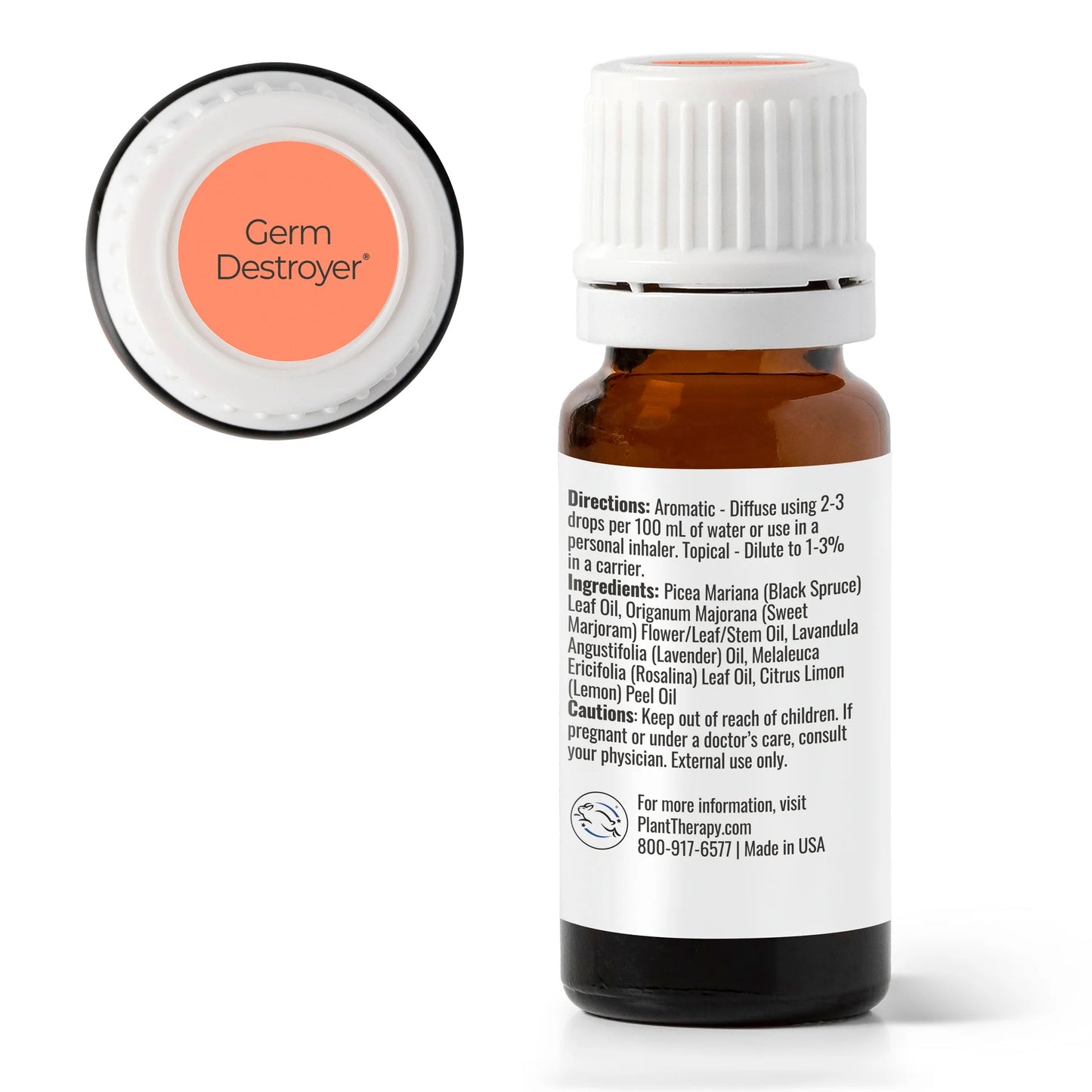 Plant Therapy Kid Safe Organic Germ Destroyer Essential Oil Blend 3