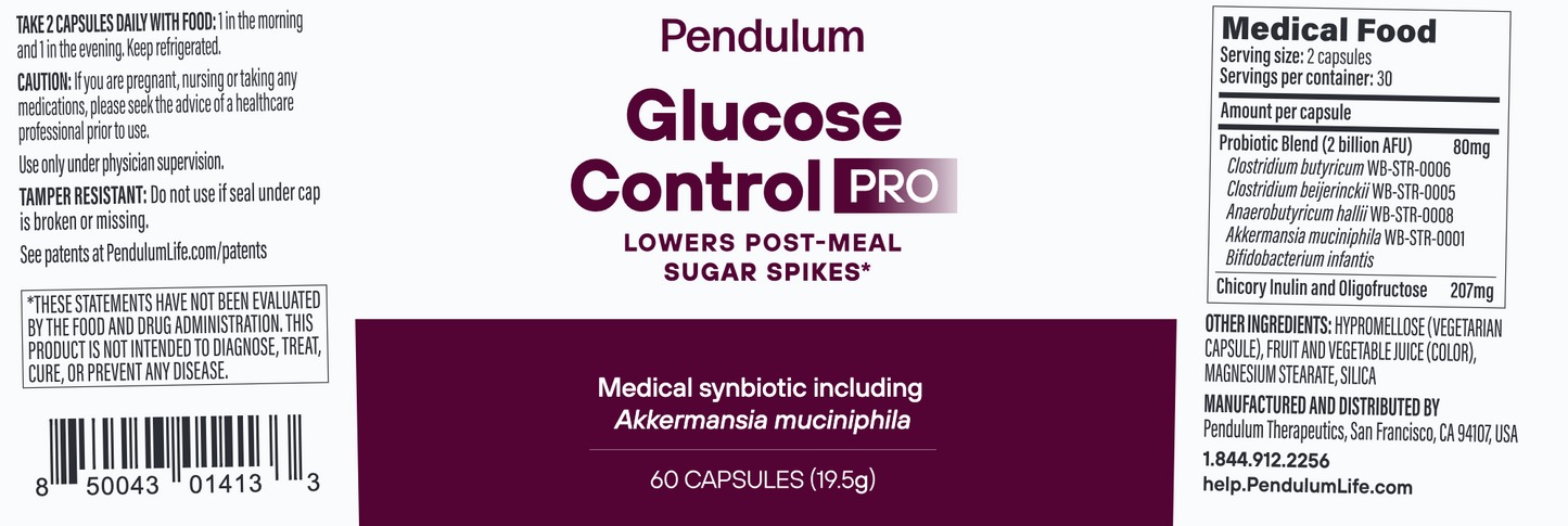 Pendulum Glucose Control Pro Capsules 2