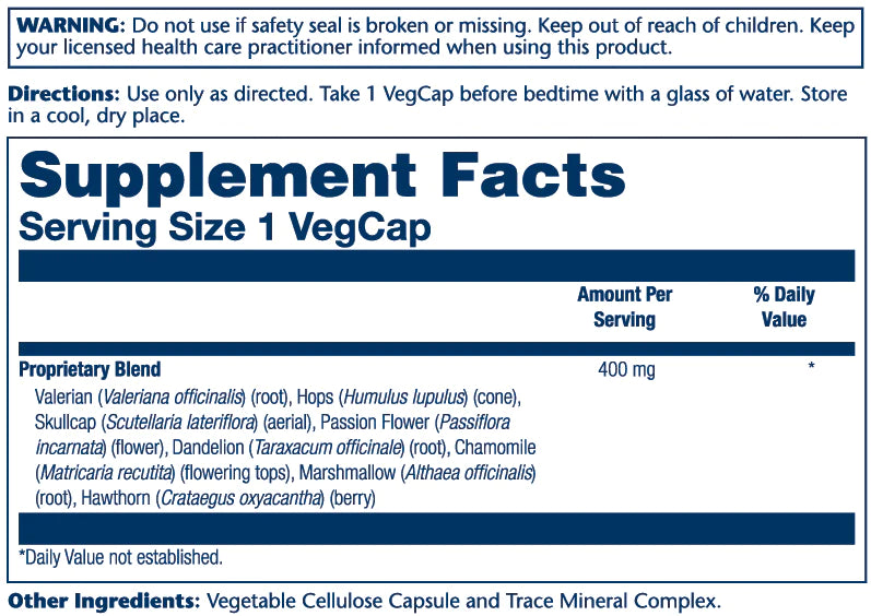 Solaray Sleep Blend SP-17 Capsules- with Cell Salt 2