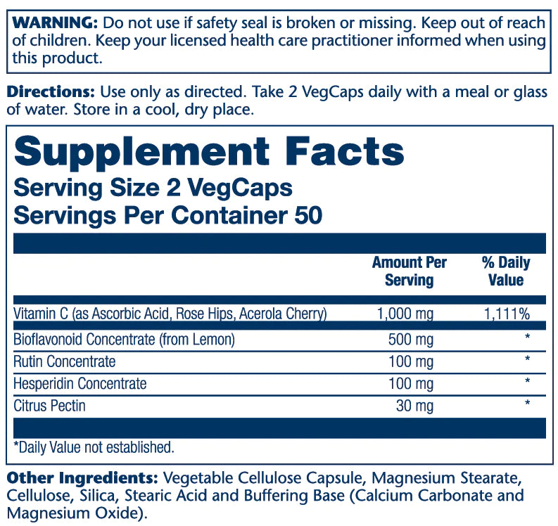 Solaray Super Bio Vitamin C Capsules 2