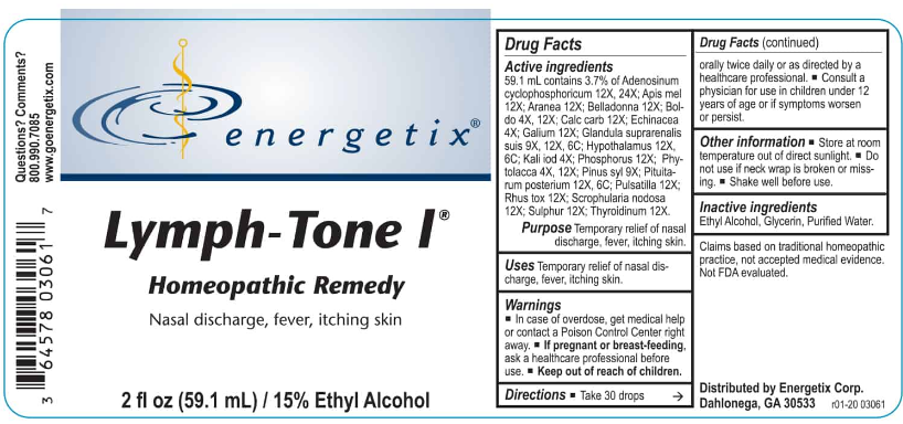 Energetix Lymph-Tone I Liquid 3