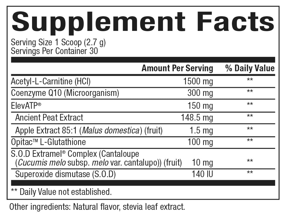BioClinic Naturals Mitochondrial Formula Powder 2