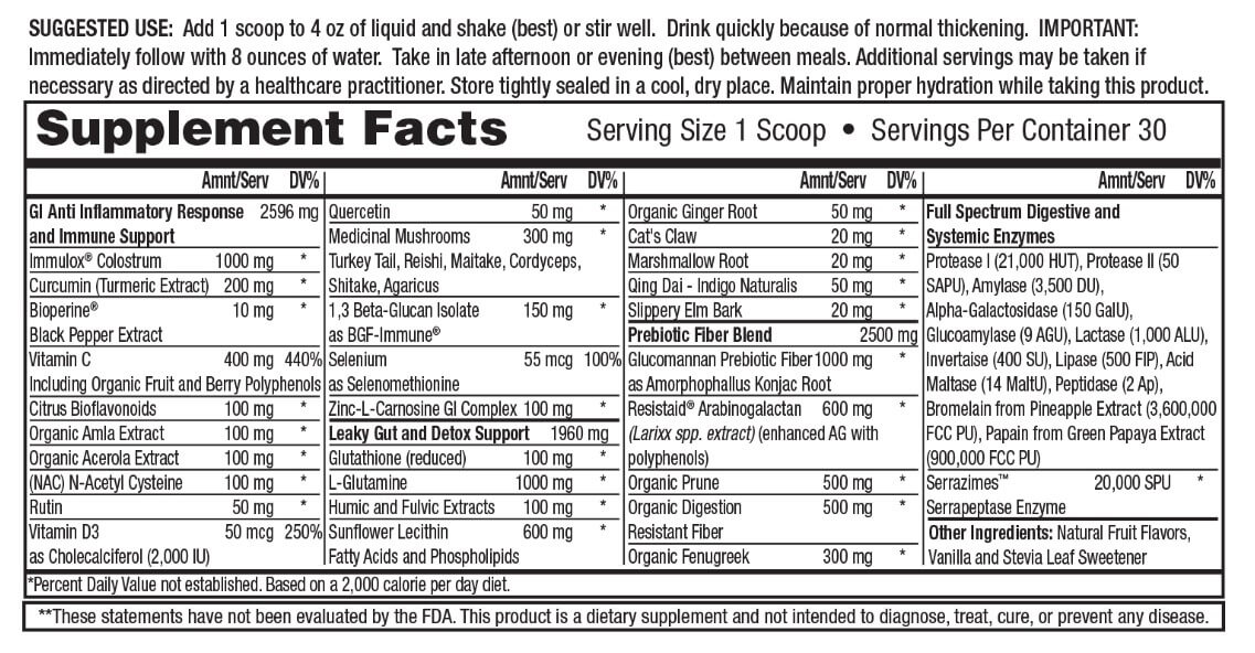 Mother Earth Labs GI UltraMAX Powder 2