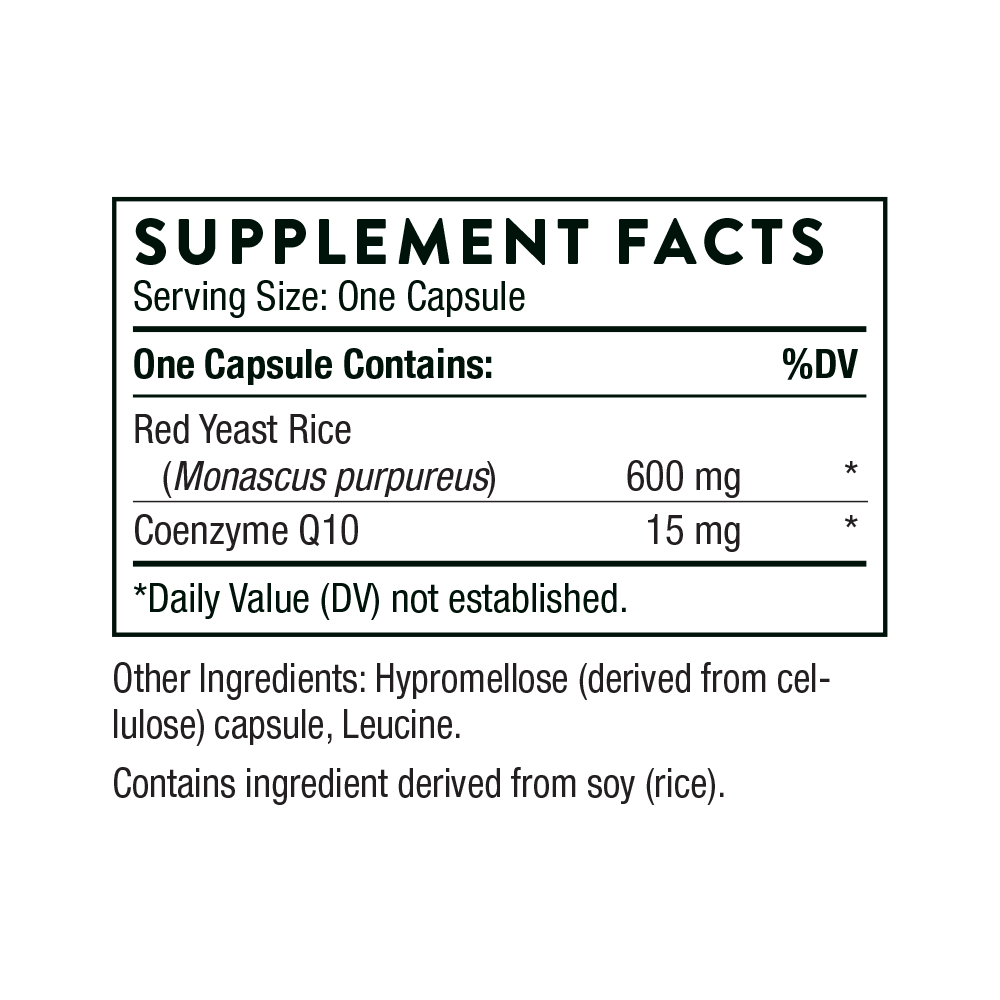 Thorne Red Yeast Rice + CoQ10 4