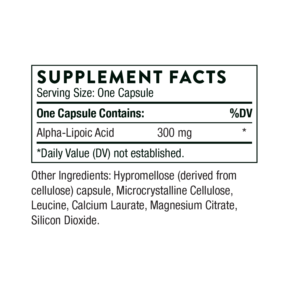 Thorne Alpha-Lipoic Acid Capsules