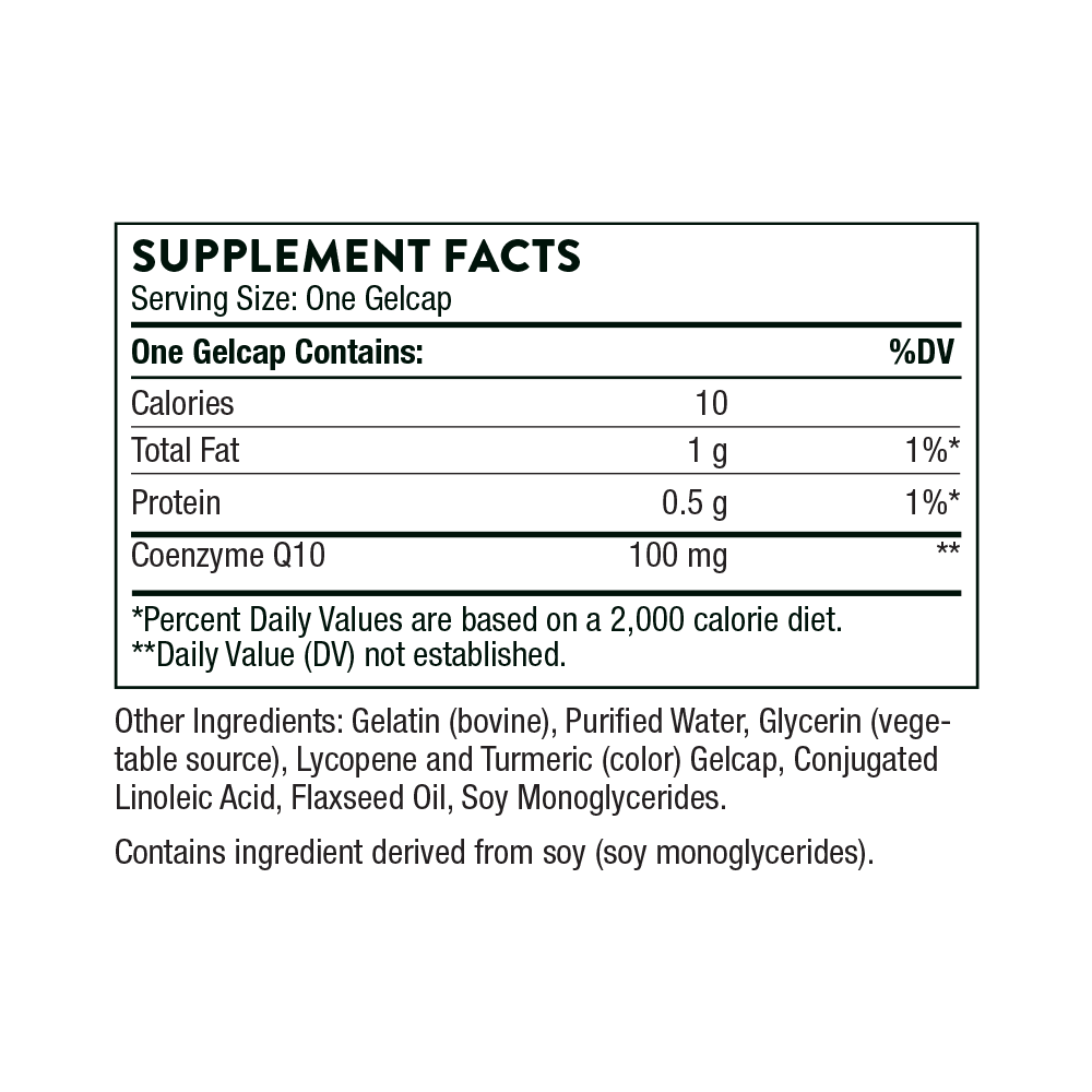 Thorne CoQ10 Softgels