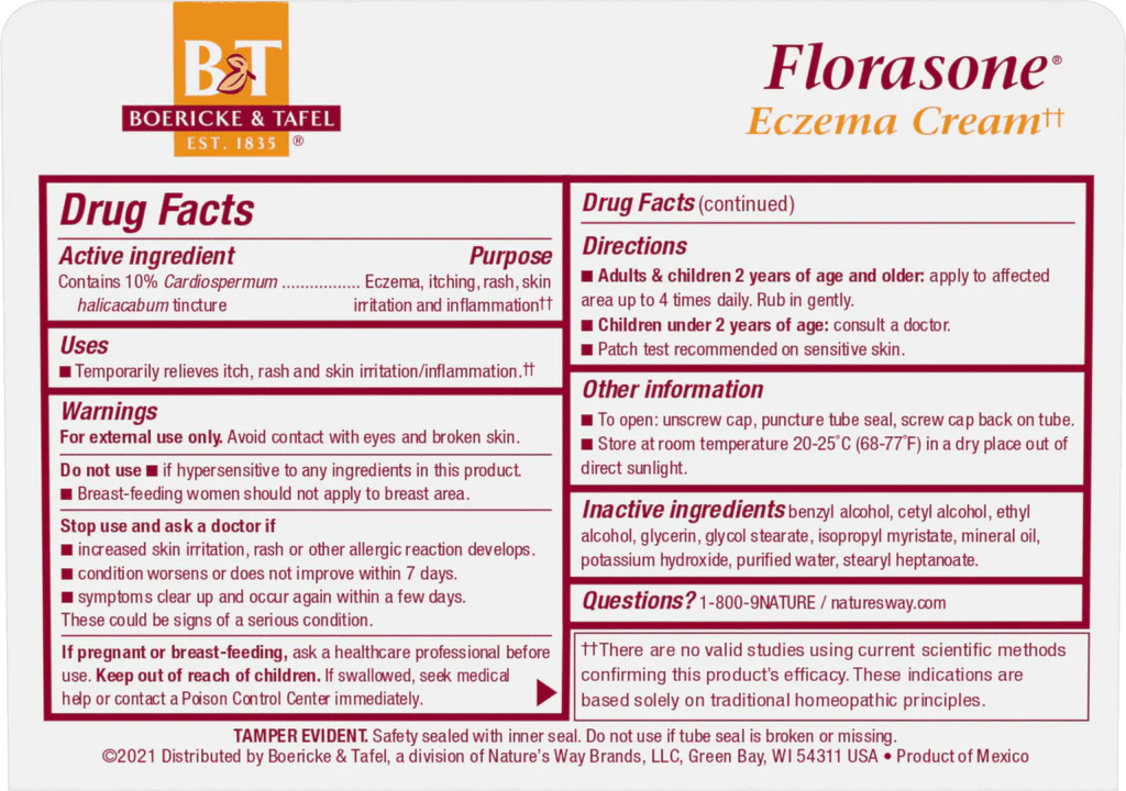 Boerickle & Tafel Florasone Eczema Cream 2