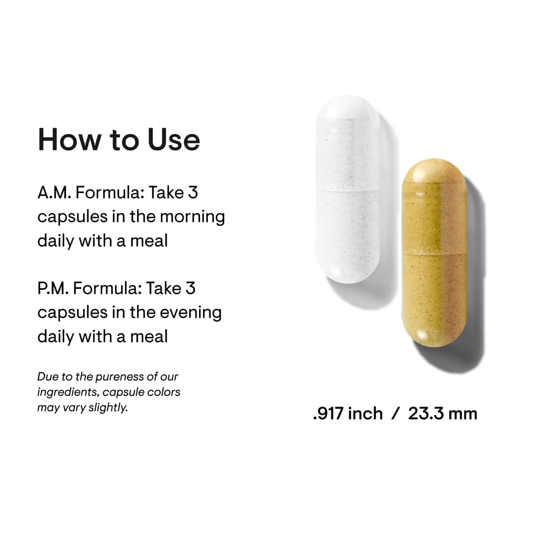 Thorne Multi-Vitamin Elite AM/PM Capsules