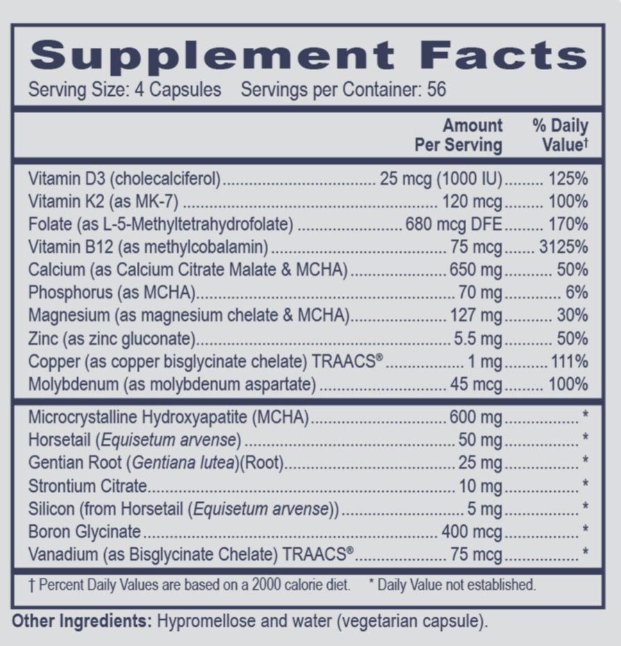 Professional Health Products Osseoapatite Plus Capsules 3