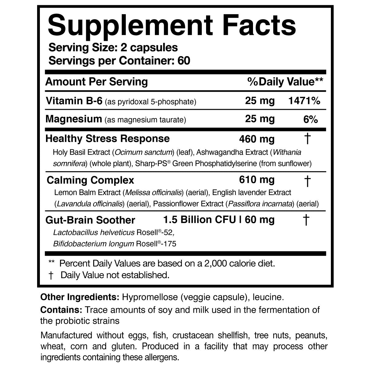 Researched Nutritionals Anxiaease Capsules 7