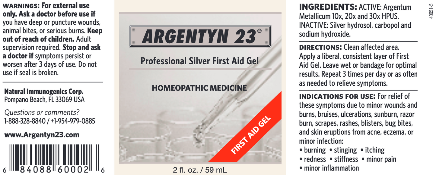 Argentyn 23 Colloidal Silver - First Aid Gel 3