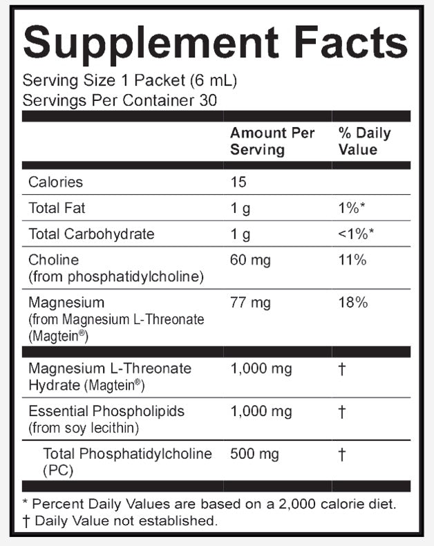LivOn Lypo-Spheric Magnesium L-Threonate Liquid Packets 2
