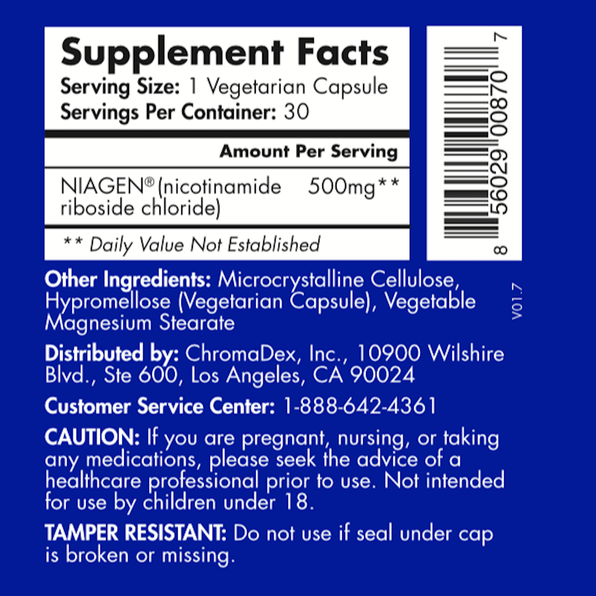Tru Niagen PRO 500mg Capsules 2