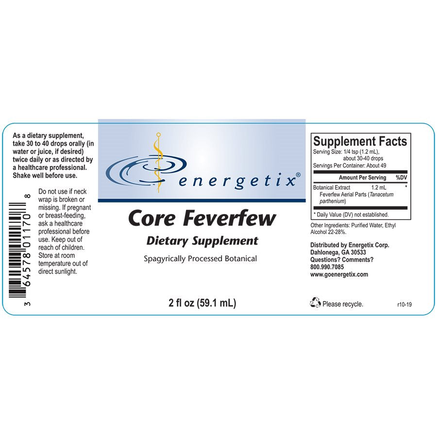 Energetix Core Feverfew Liquid 2