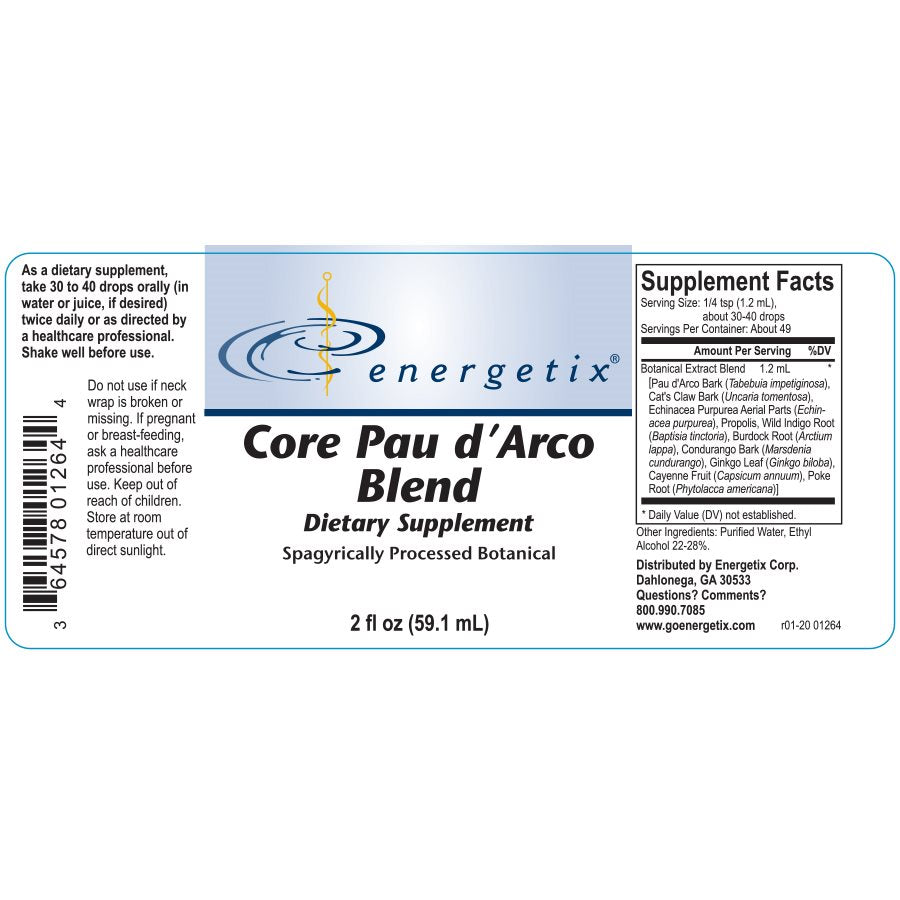 Energetix Core Pau d' Arco Blend Liquid 2