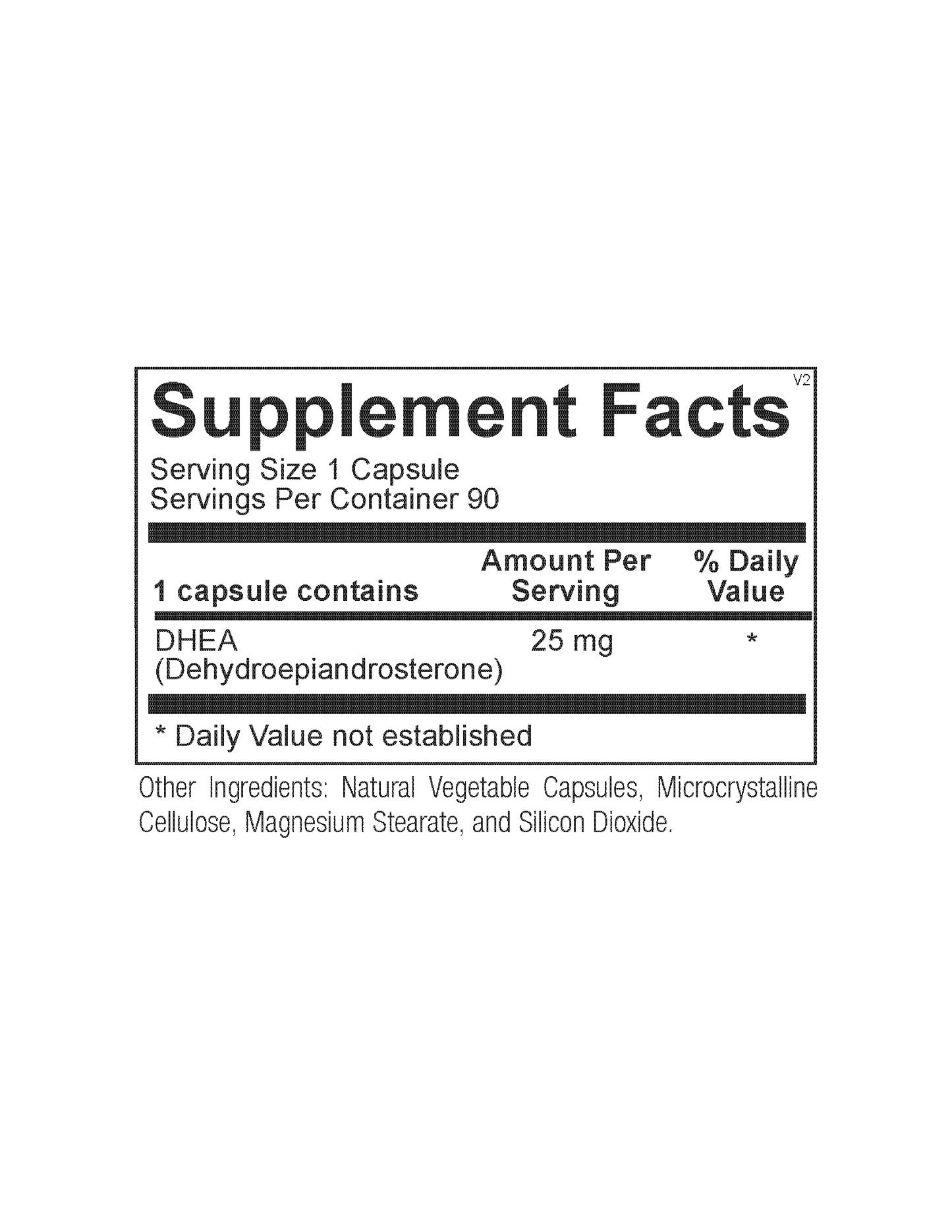 OrthoMolecular DHEA Capsules - 25 mg 2