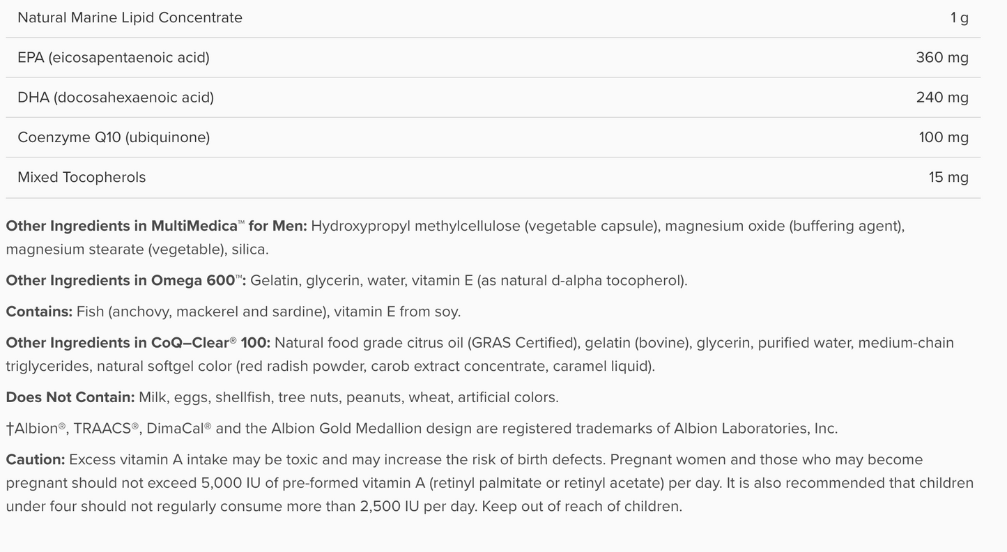 NuMedica Foundation Essentialsâ„¢ for Men Packets 4
