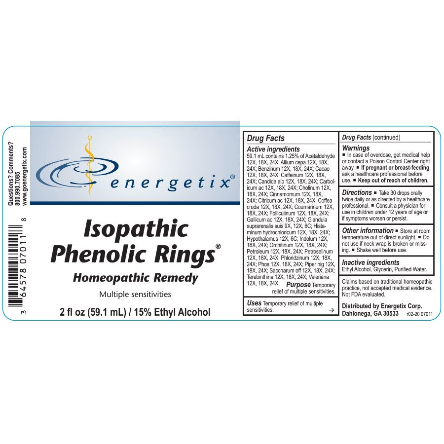 Energetix Isopathic Phenolic Rings Liquid 2