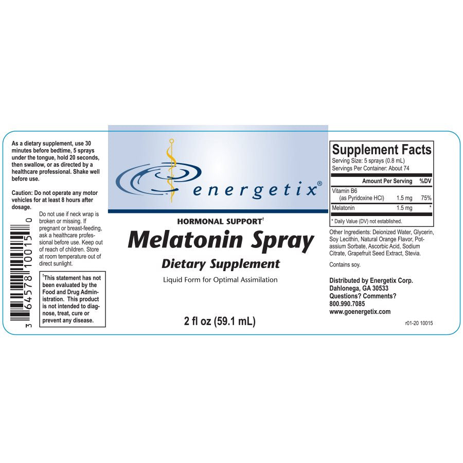 Energetix Melatonin Spray 3