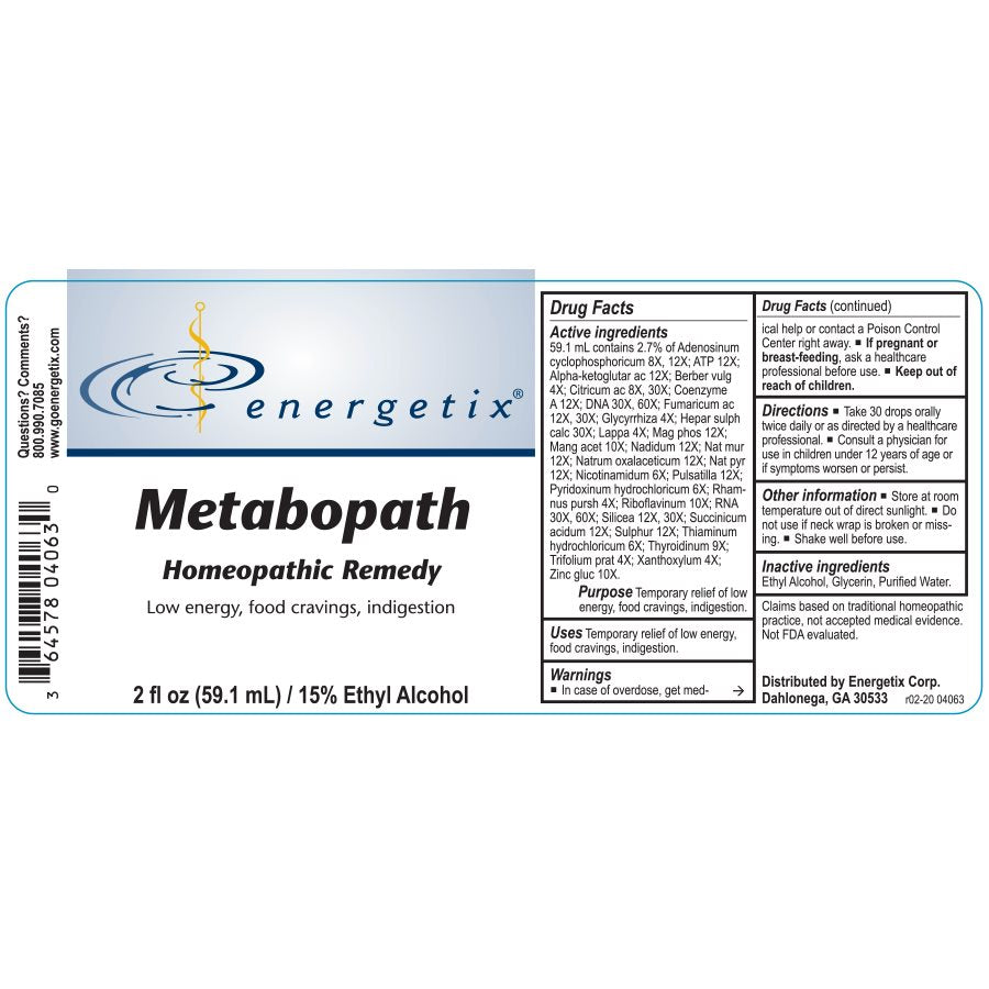 Energetix Metabopath Liquid 2
