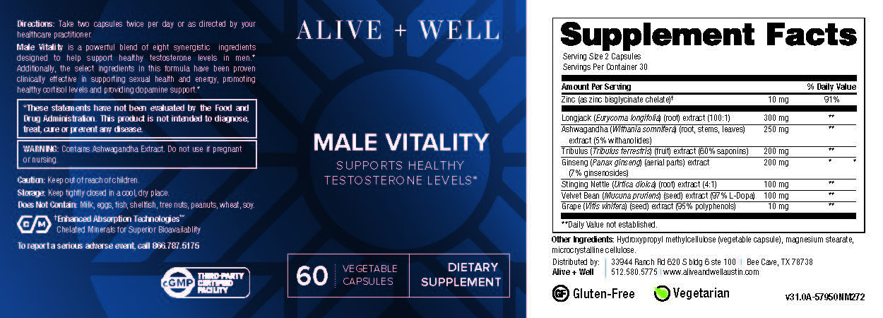 Alive and Well Male Vitality Capsules 3