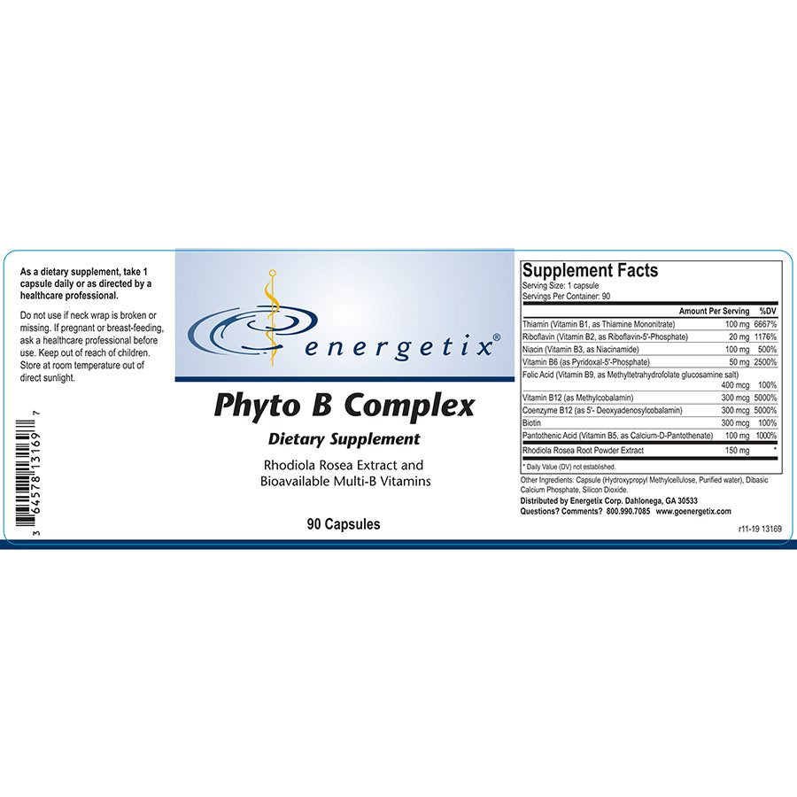 Energetix Phyto B Complex Capsules 2