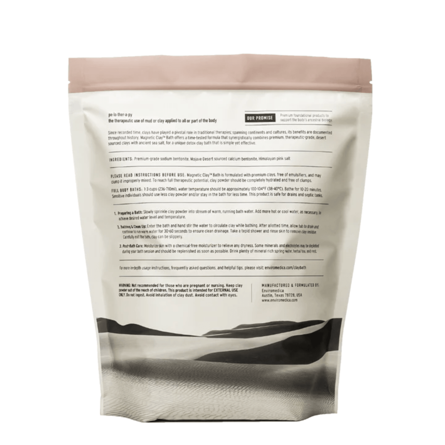 Enviromedica Magnetic Clay Bath 3