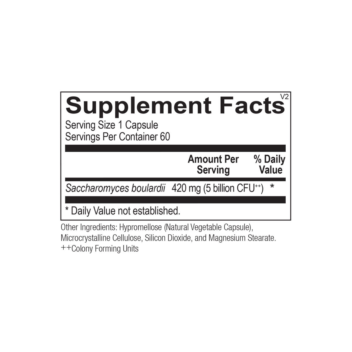 Orthomolecular Saccharomyces Boulardii Capsules 2