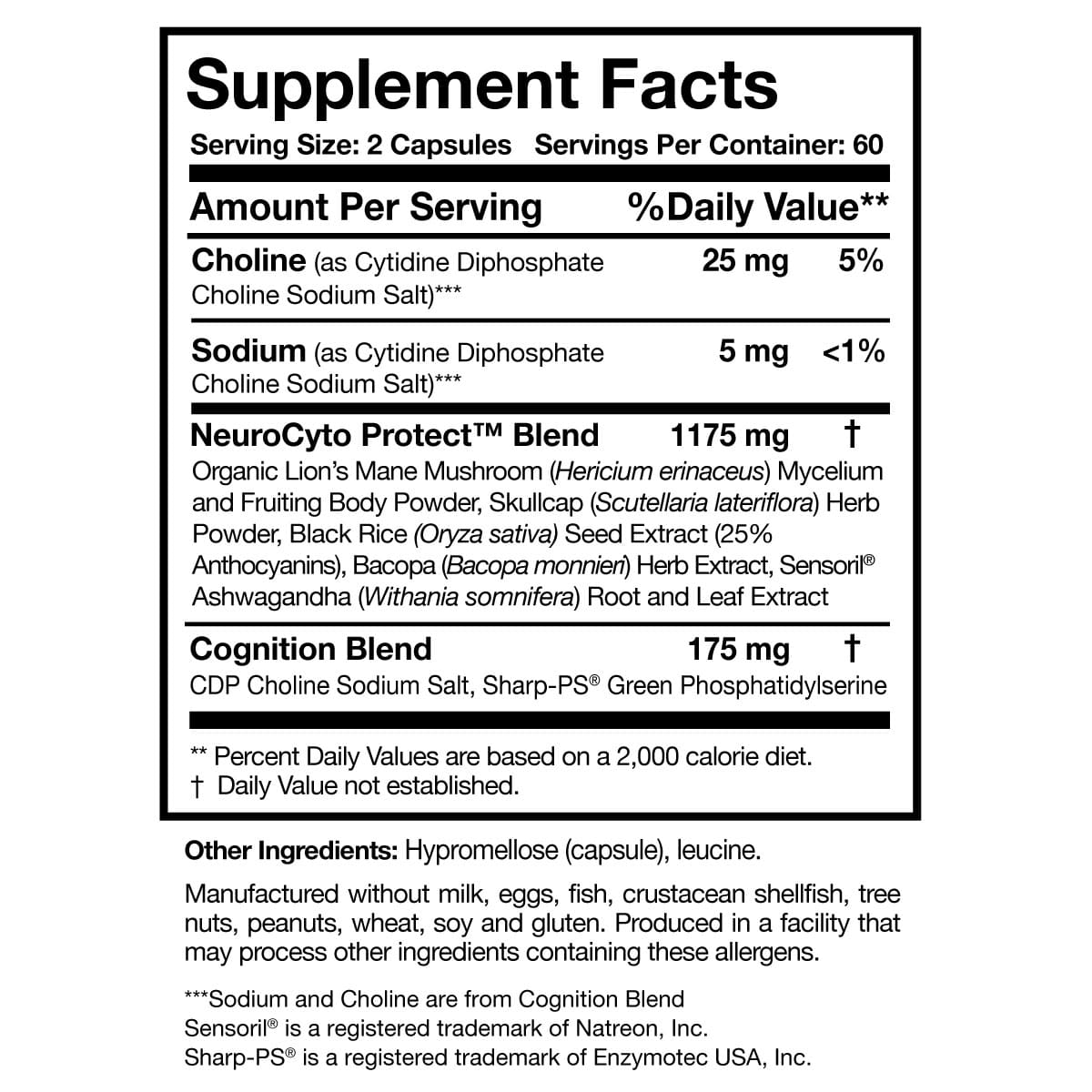 Researched Nutritionals BDNF Essentials Capsules 6