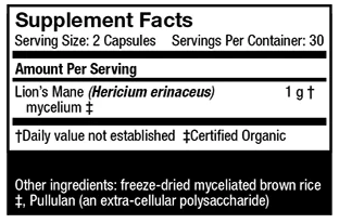 Host Defense Lion's Mane Capsules 2