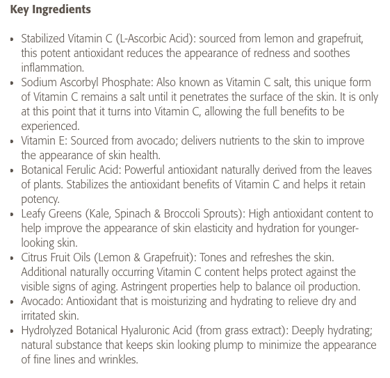 Eminence Citrus & Kale Potent C + E Serum