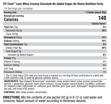 Xymogen FitFood Lean Whey Powder