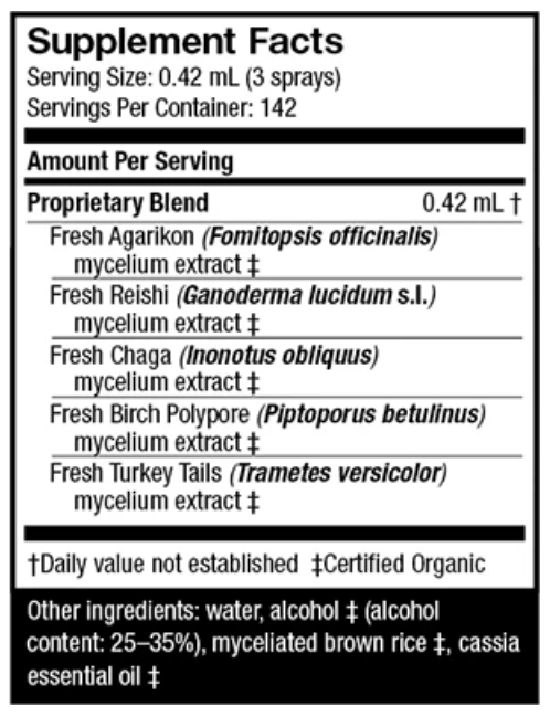Host Defense Mycoshield Immune Support Spray 2