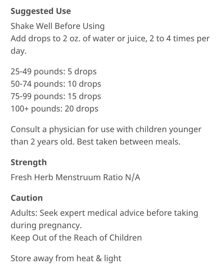 Herb Pharm Immune Fortifier Liquid- Kids 3