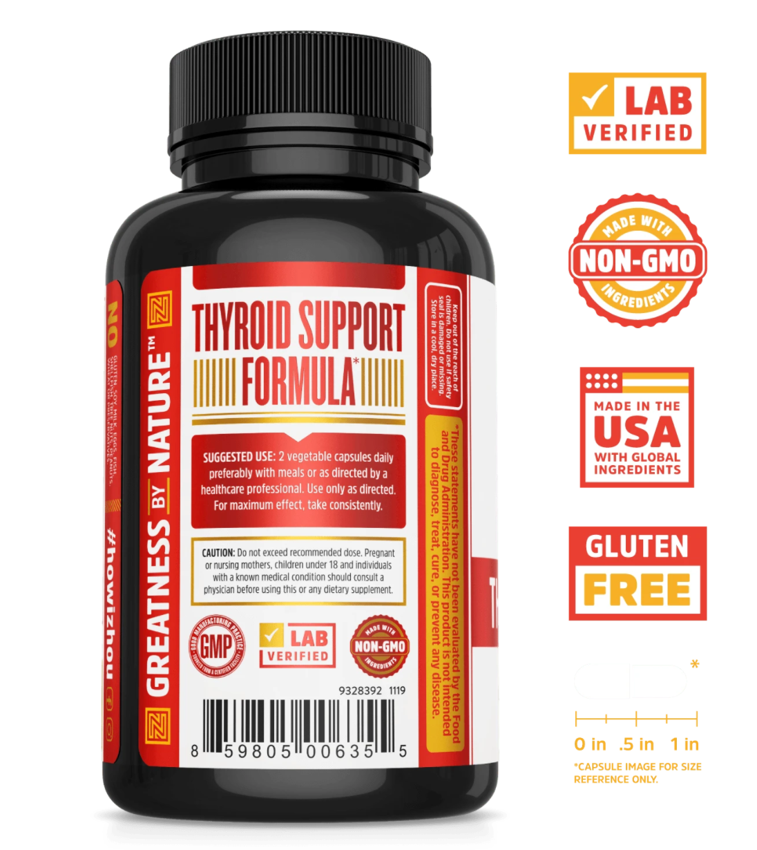 Zhou Thyroid Support with Iodine Capsules 4