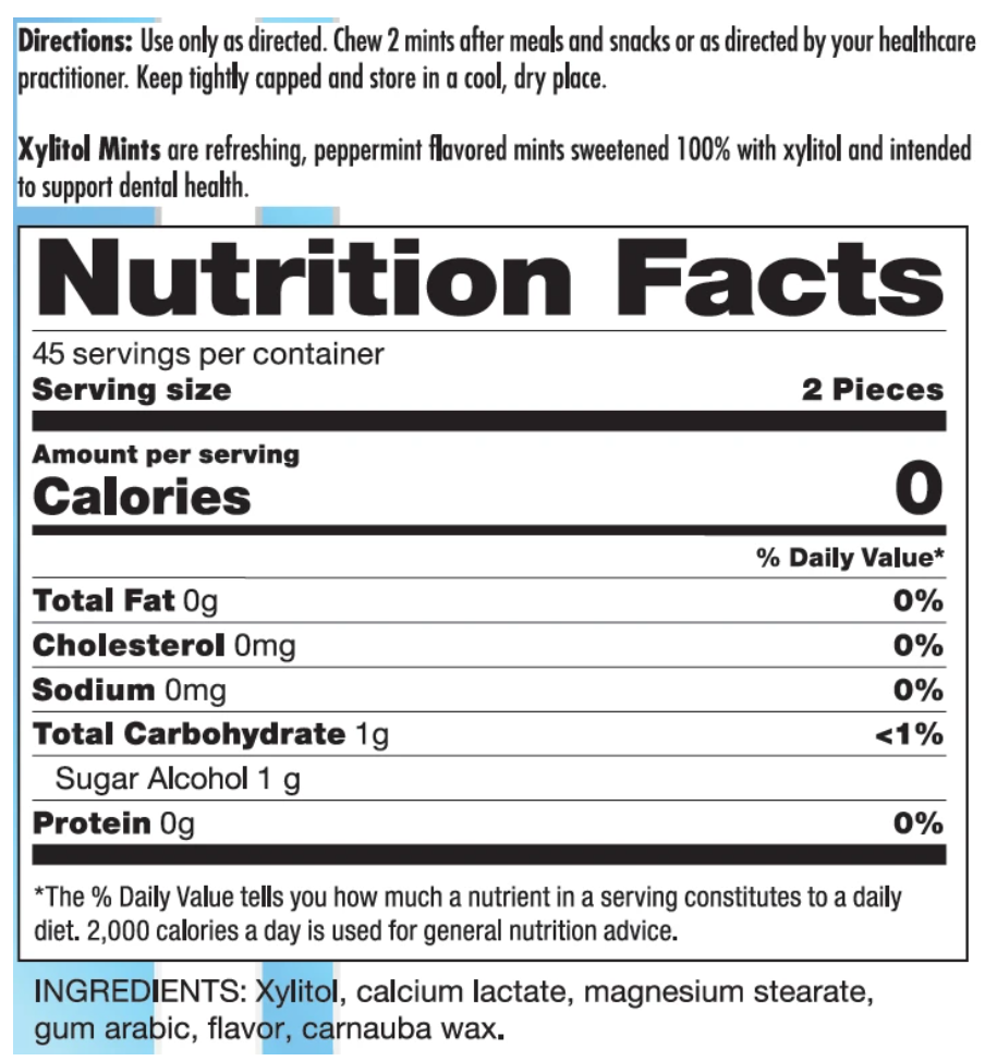 Nutra Biogenesis Xylitol Mints 2