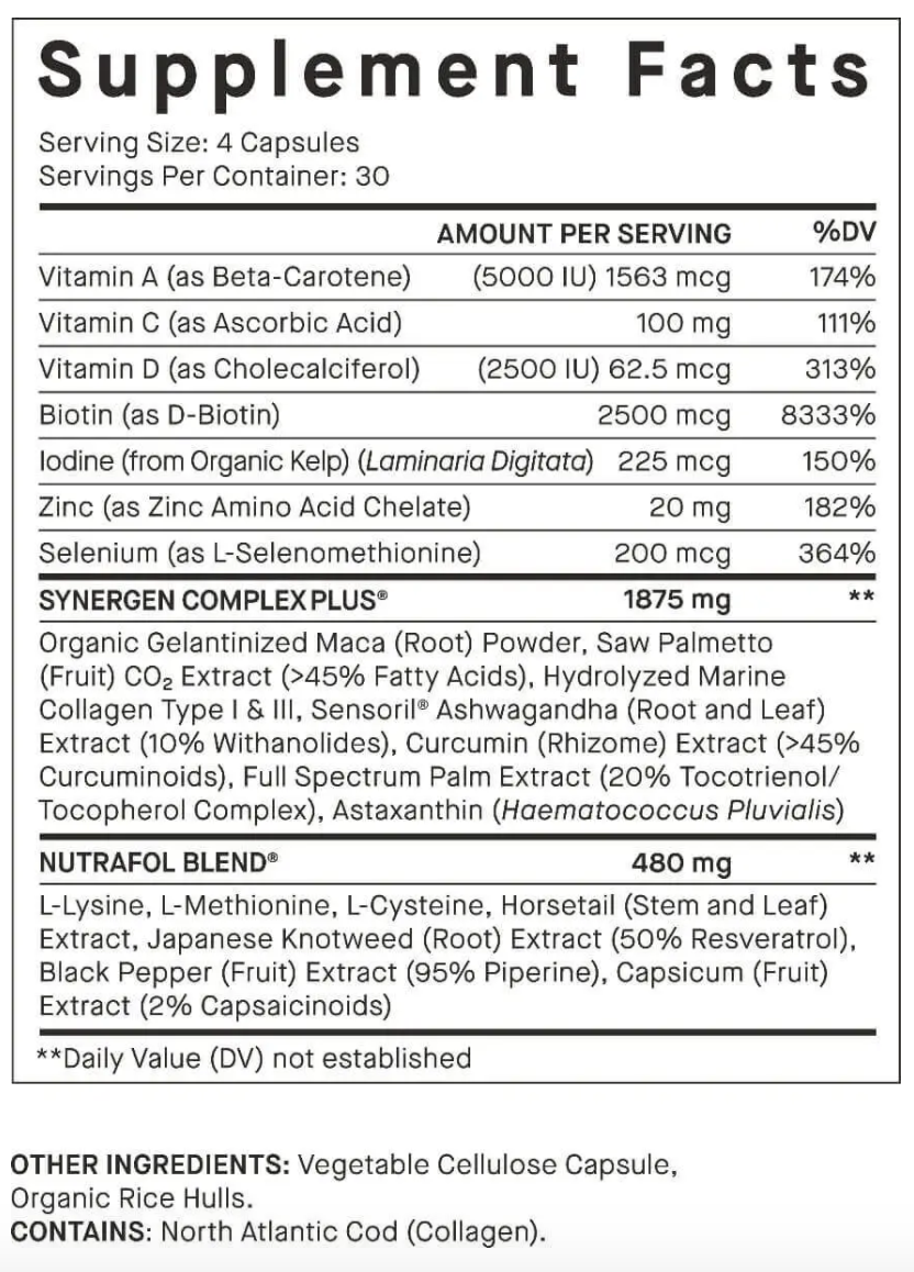 Nutrafol Women's Balance CapsulesNutrafol Women's Balance Capsules