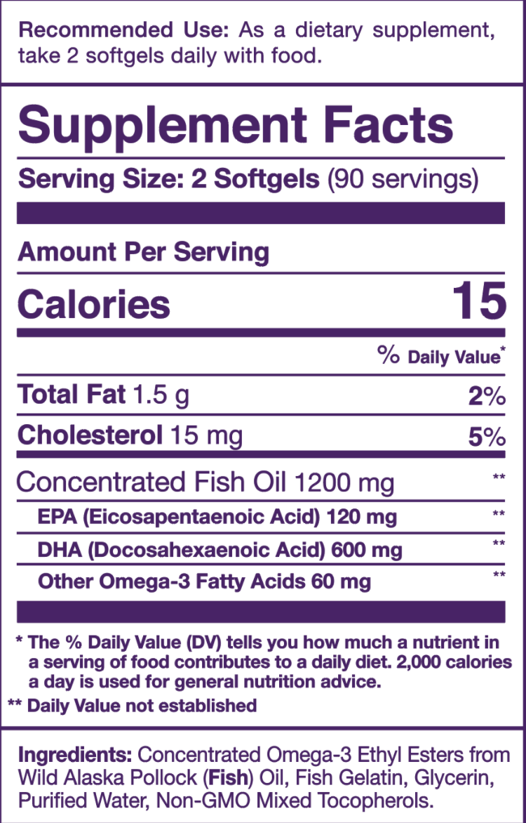 Wiley's Finest Wild Alaskan Fish Oil - Prenatal DHA Softgels 3